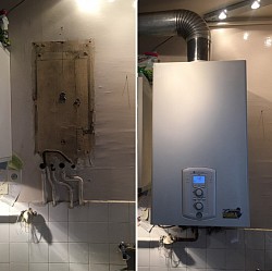 Instalation d'une chaudière Chaffoteaux  Paris 14