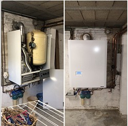 Installation d’une chaudière à condensation frisquet